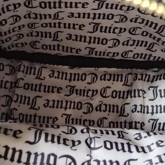 Juicy Couture I Heart Juicy Backpack Black /Beige /Red NWT - Picture 8 of 9